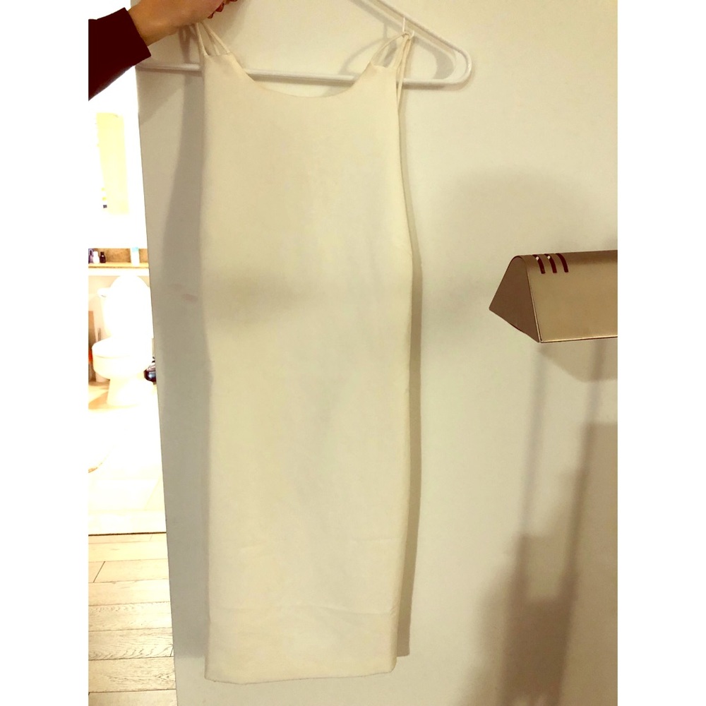 White minidress